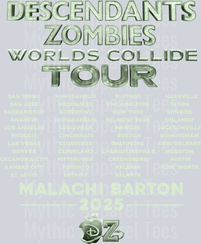 Disney Descendants Zombies 4 Tour