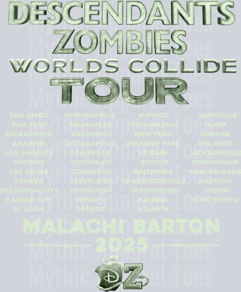 Disney Descendants Zombies 4 Tour