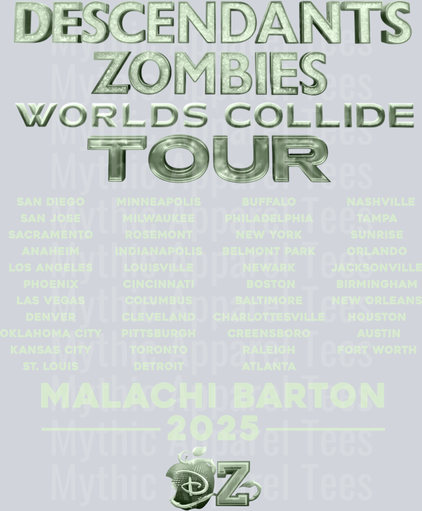 Disney Descendants Zombies 4 Tour