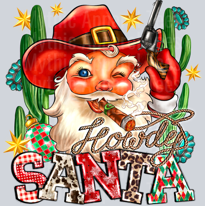 Howdy Santa Christmas Western