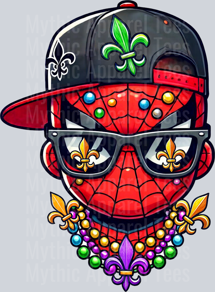 AZ753 Mardi Gras Spiderman