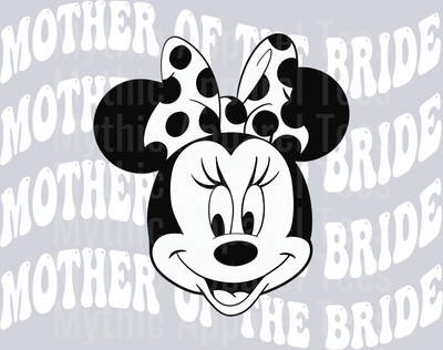 Mother of the bride Disney DTF Wedding Transfers