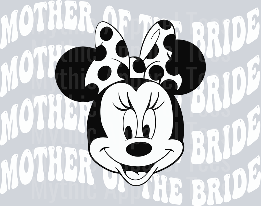 Mother of the bride Disney DTF Wedding Transfers