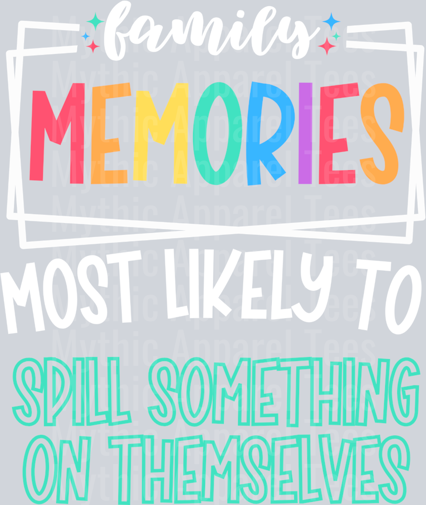 spill something on themselves