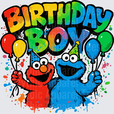 Sesame Street Elmo & Cookie Monster Birthday Boy Balloons
