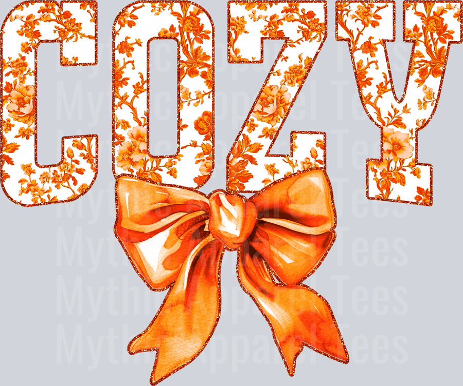 Orange Toile Cozy