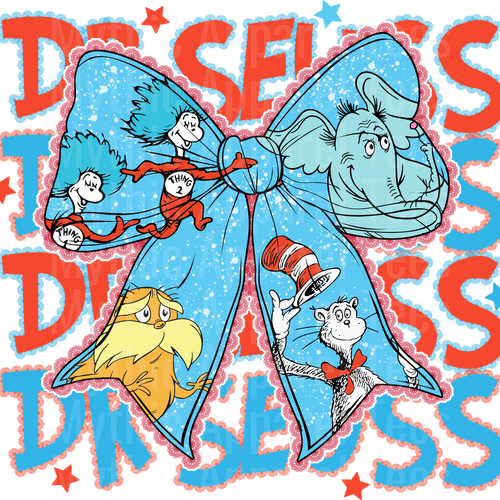 Dr Suess DTF Transfer