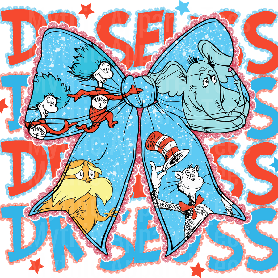 Dr Suess DTF Transfer