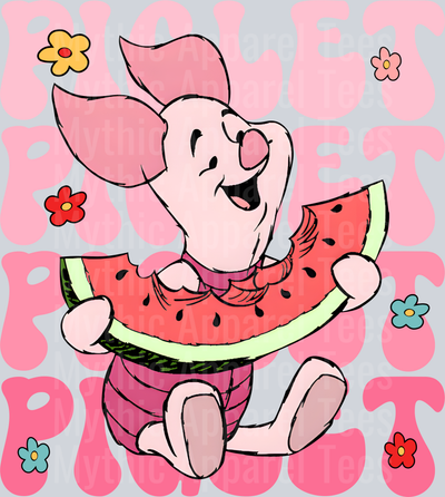 Piglet Winnie the pooh DTF Disney Transfers