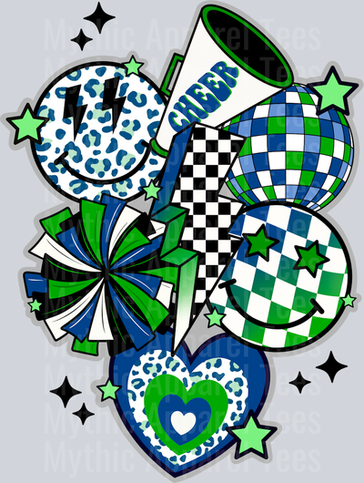 Retro_Cheer_Green 3