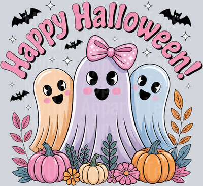 Happy Halloween Iridescent Ghost PNG_processed