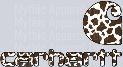 Carhartt Long Cow DTF Carhartt Transfers