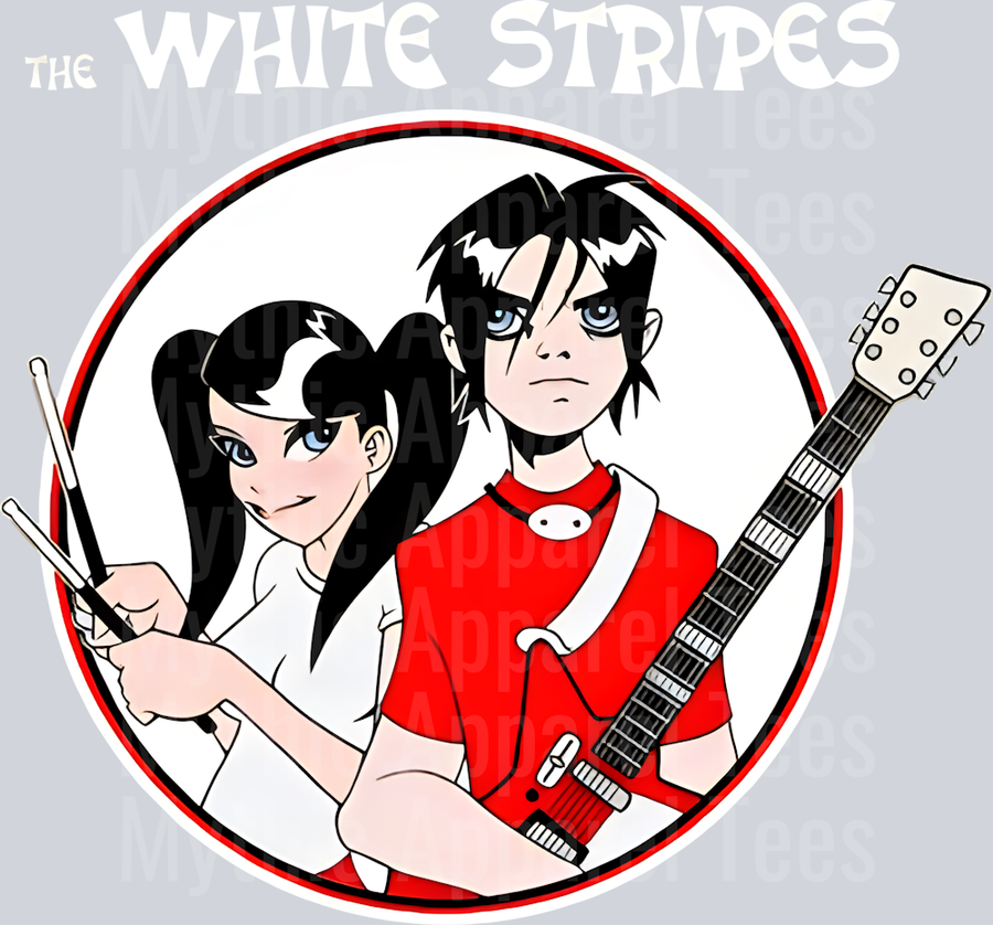 white stripes