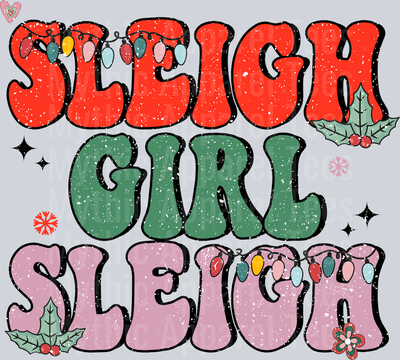 SLEIGH GIRL DISTRESSED