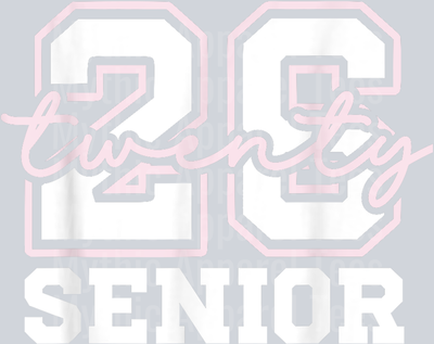 Pink Class of 2026 girls senior school graduate seniors T-Shirt