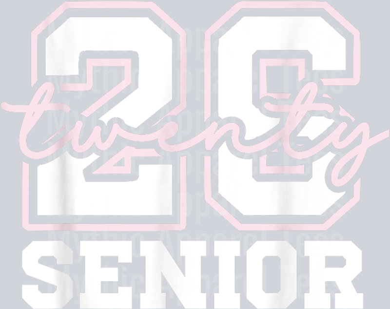 Pink Class of 2026 girls senior school graduate seniors T-Shirt