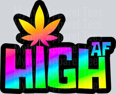 High AF Black Girly Weed Smoking Style