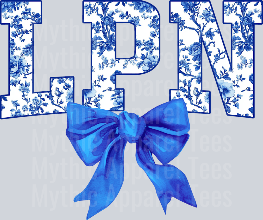 Blue Toile LPN