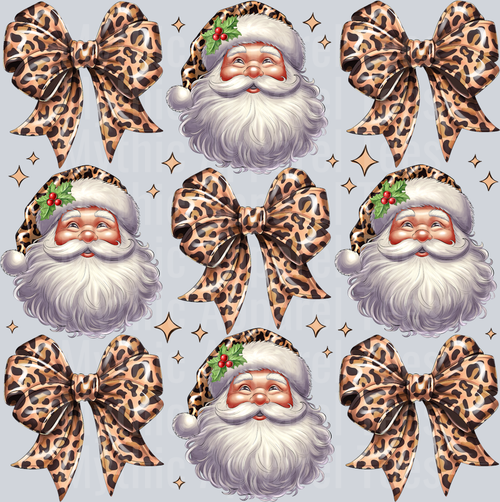 Leopard Santa Coquette Christmas