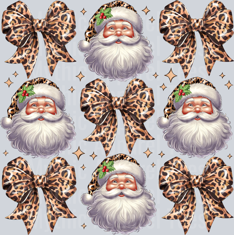 Leopard Santa Coquette Christmas