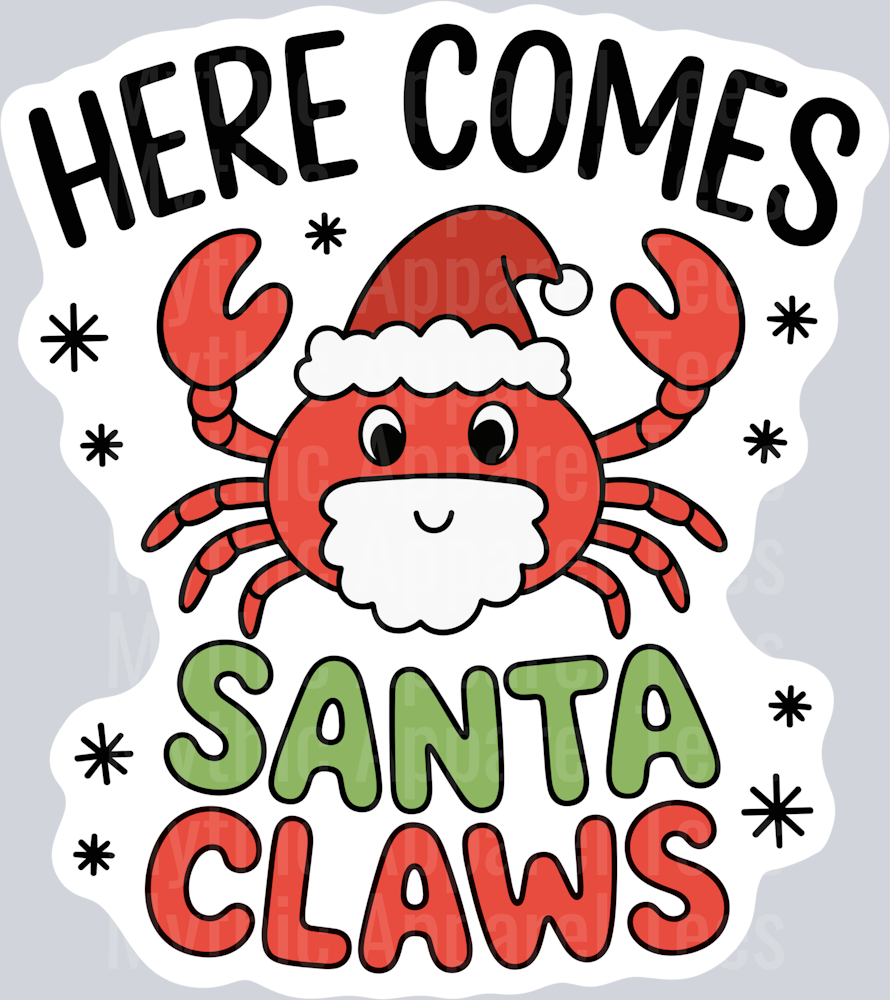 SantaClawsSticker