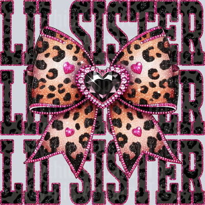 Leopard Bow Little Sister