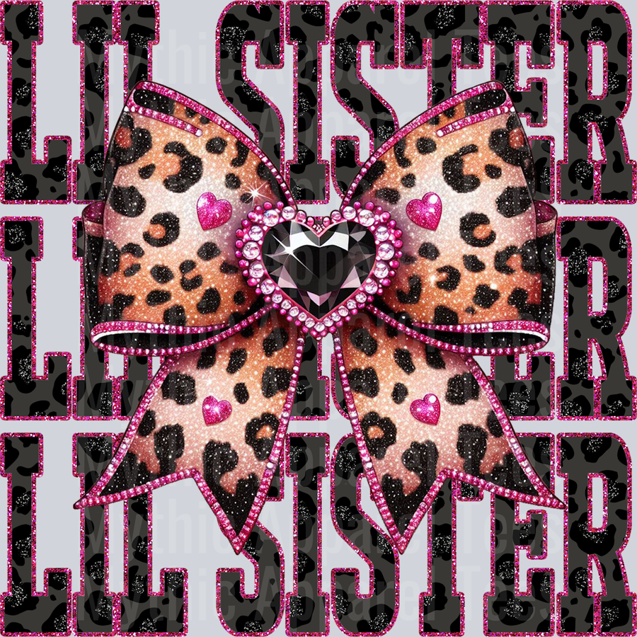 Leopard Bow Little Sister