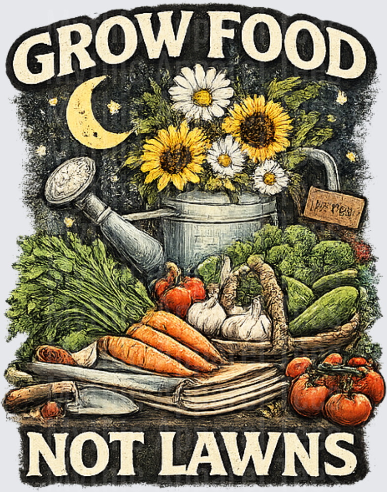 Farm Life Grow Food Not Lawns Garden Harvest Vegetables