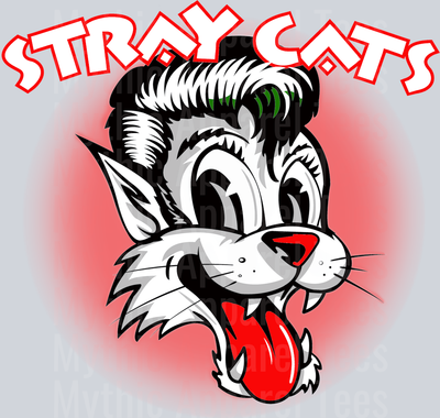 Itchy and Scratchy Stray Cats DTF The Simpsons Transfers