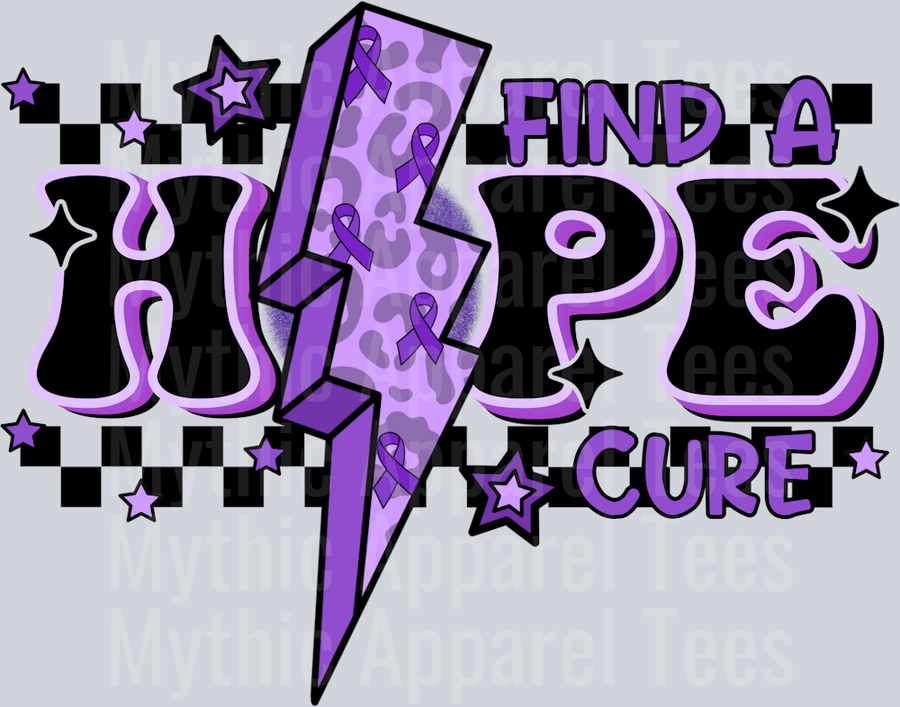 Find a Cure HOPE Purple Testicular Cancer Awareness