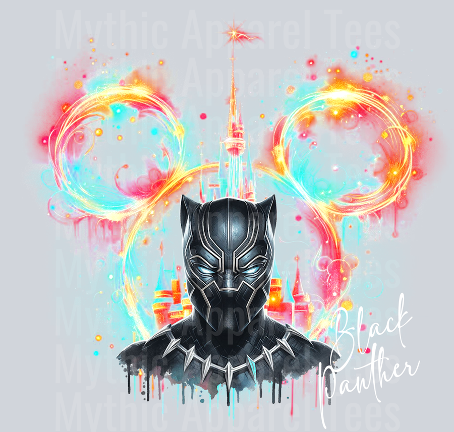 Black Panther Disney Castle Marvel Superhero