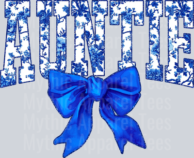 Blue Toile Auntie