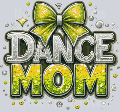 009 Dance Mom Sequins Gold DTF Dance Mom Transfers