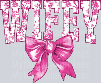 Light Pink Toile Wifey