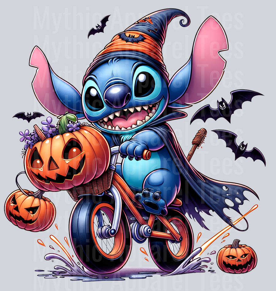 Stitch Halloween Transfer 2 DTF Stitch Halloween Transfers
