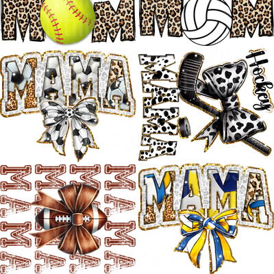SPORTS VARIETY 1 GANG SHEET 10 FULL SIZE IMAGES
