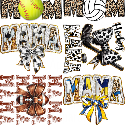 SPORTS VARIETY 1 GANG SHEET 10 FULL SIZE IMAGES
