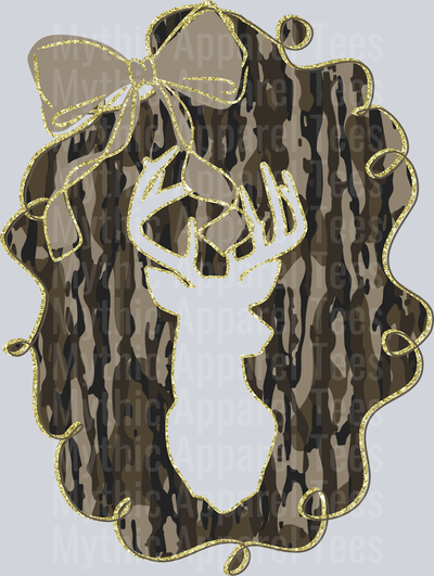 Deercamoglitterframe