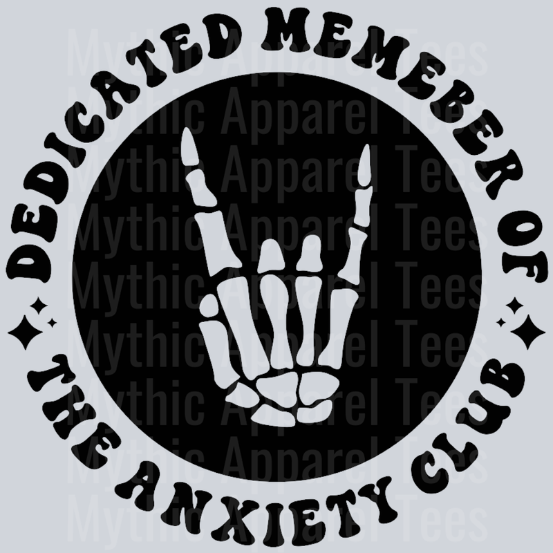 Dedicated Member Of The Anxiety Club Pocket Design