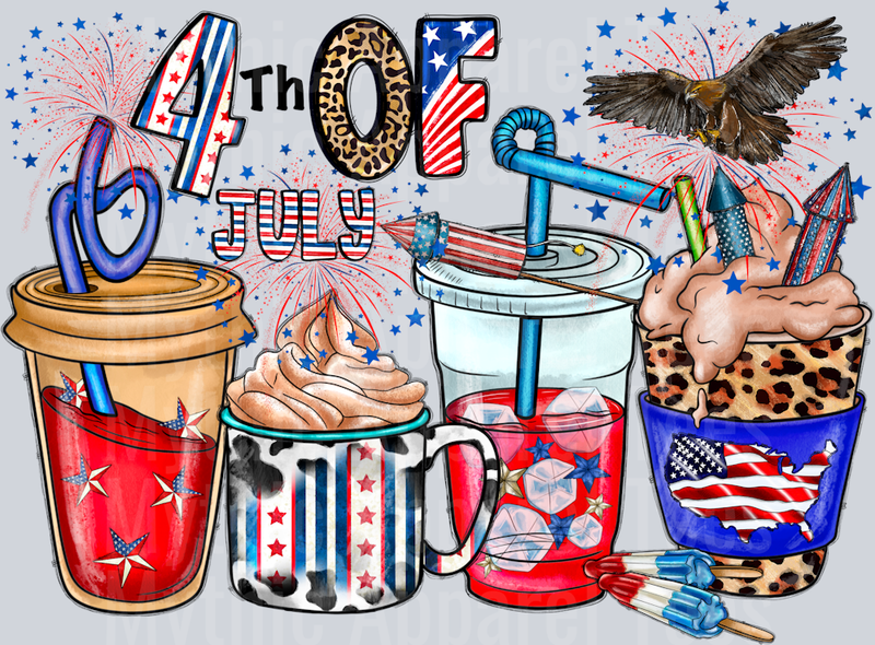 4th of july coffee cups Patriotic Coffee
