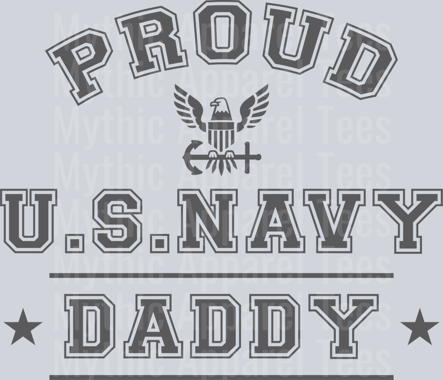 AZ1304 NAVY Proud US Navy Dad