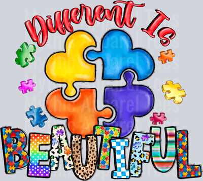 Different Is Beautiful Autism Awareness