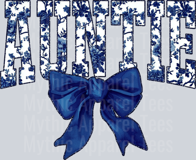 Navy Toile Auntie