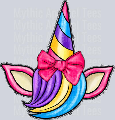 Unicorn Ears DTF Unicorn Transfers