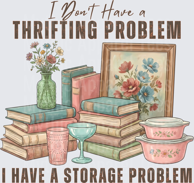 I Don't Have a Thrifting Problem I Have a Storage Problem Vintage Books and Home Decor