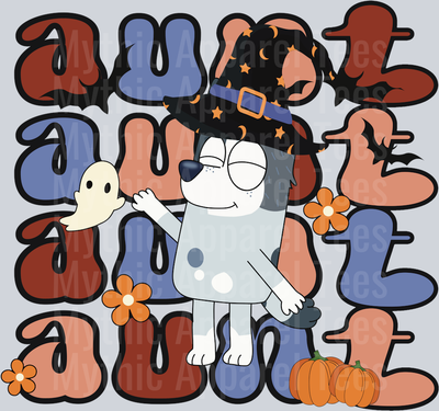 Aunt Bingo DTF Bluey Transfers