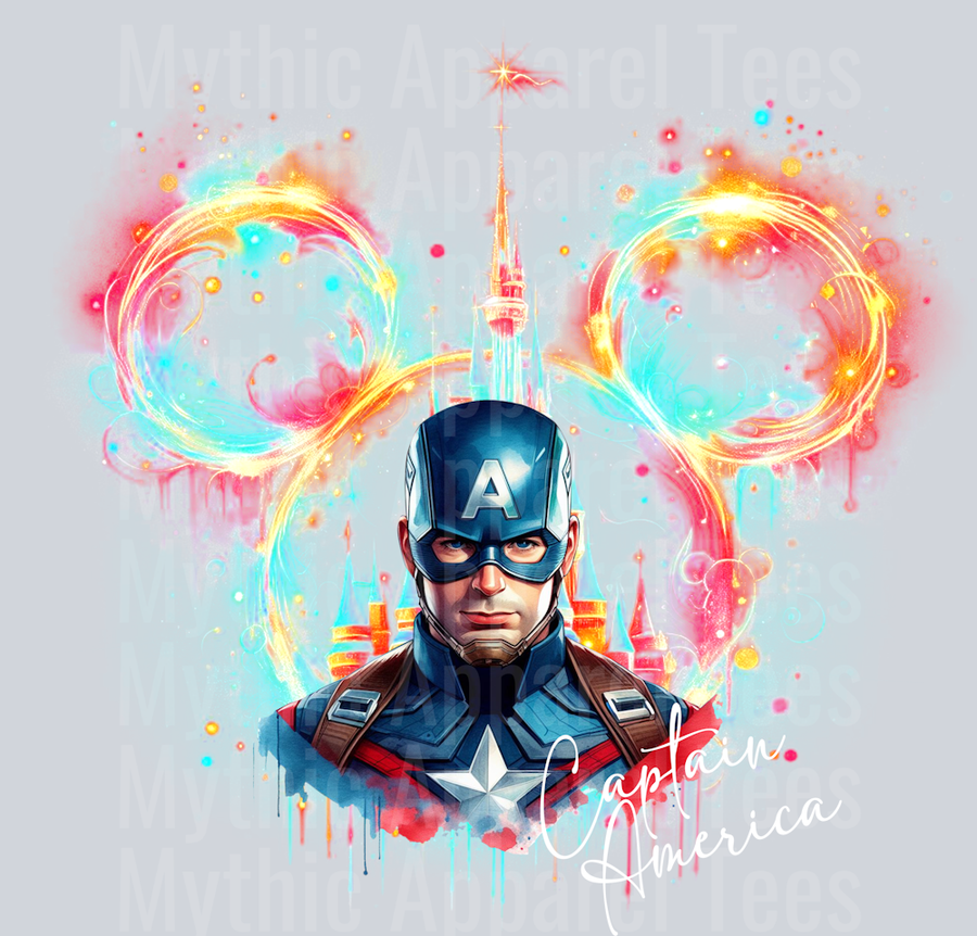 Captain America Disney Castle Marvel Superhero