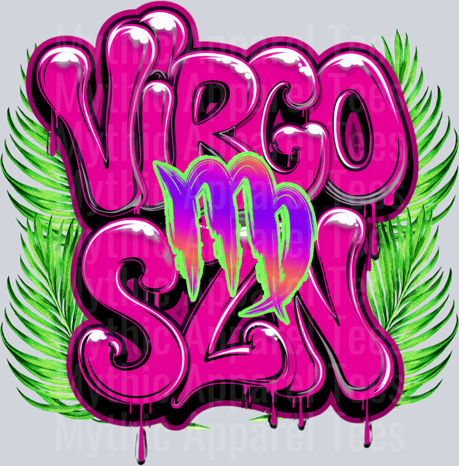 Virgo SZN Horoscope DTF Zodiac Sign Transfers