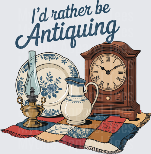 I'd Rather Be Antiquing Vintage Collection Design