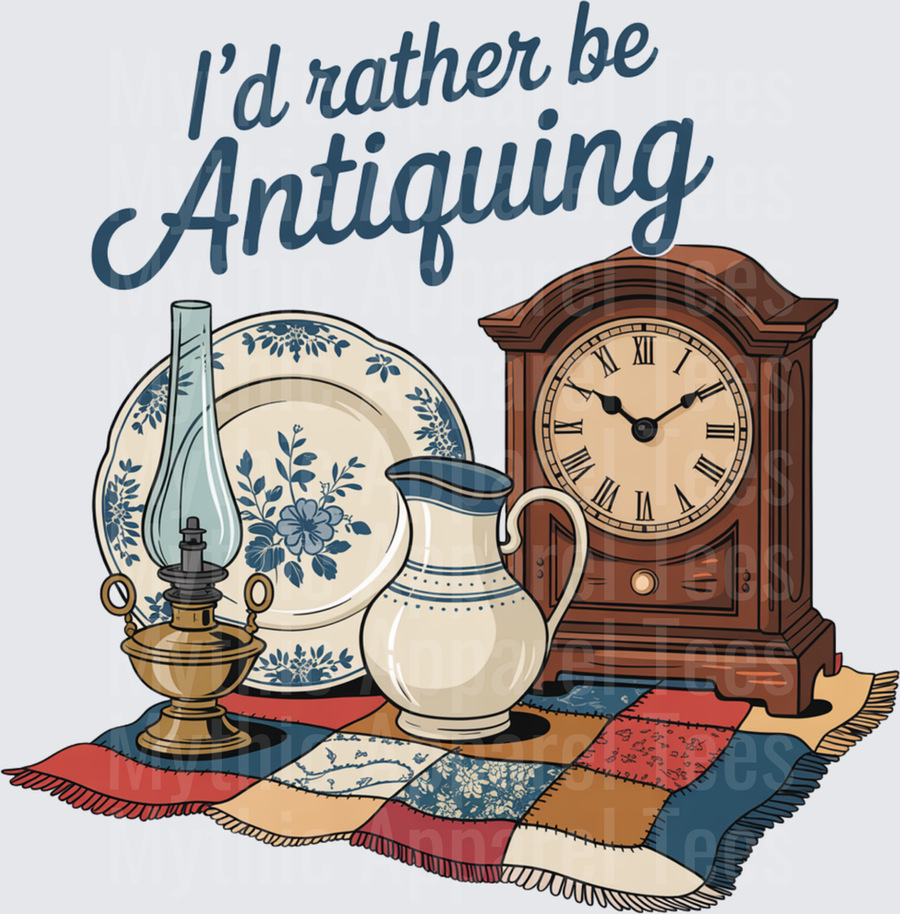 I'd Rather Be Antiquing Vintage Collection Design